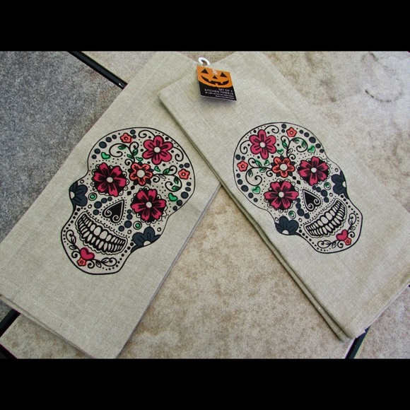 Other - Hp🎉NEW! Set of 2 Sugar Skull TowelHP🎉